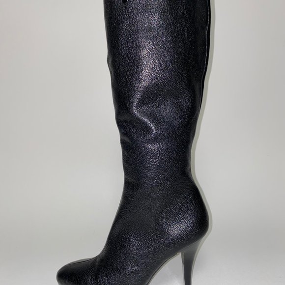 MICHAEL KORS Leather Heeled Boots NEW! - Picture 5 of 8